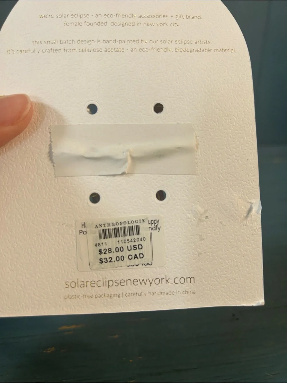 Anthropologie new $28